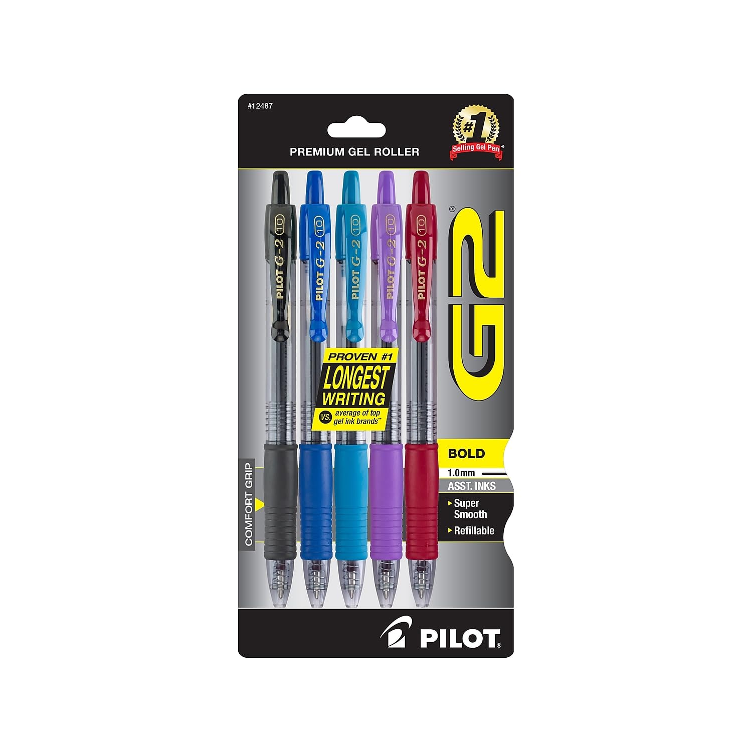 ピロぺ Amazon.com: Pilot G2 Premium Retractable Gel-Ink Rolling